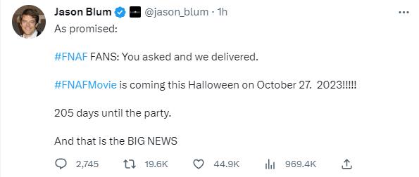 图片[2]-《玩具熊的五夜后宫》电影定档 10月27日北美上映-咸鱼单机官网