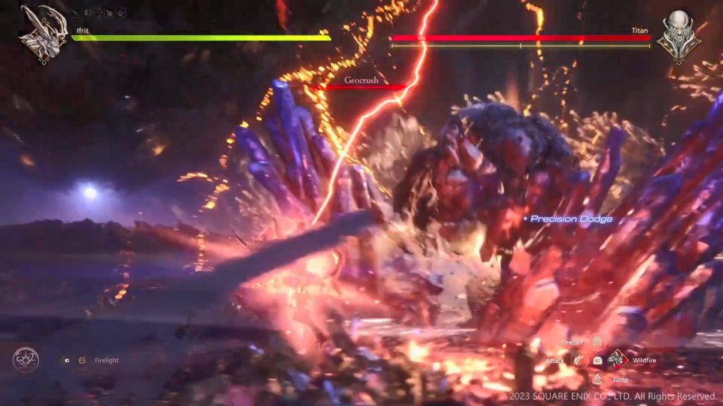 图片[3]-《最终幻想16》新战斗片段 大战泰坦Boss火花四溅-咸鱼单机官网