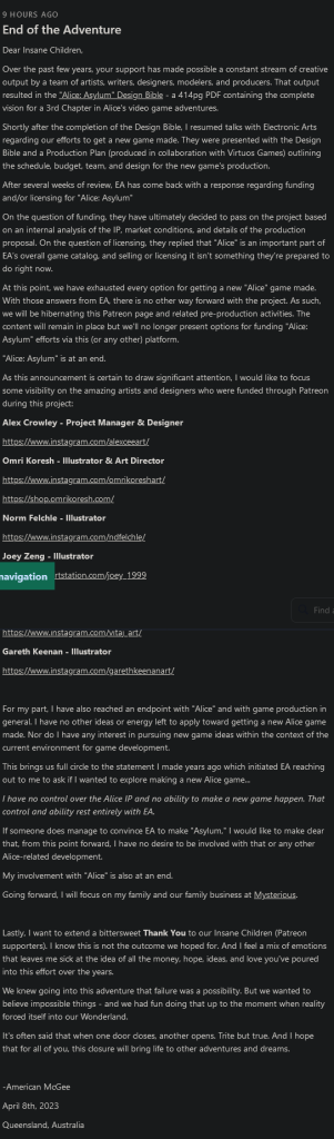 图片[5]-《爱丽丝：疯狂回归》系列作品的第三部续集——现在已经“梦终”-咸鱼单机官网
