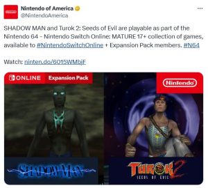 美服Switch Online新增N64经典游戏:10月29日上线!-咸鱼单机官网