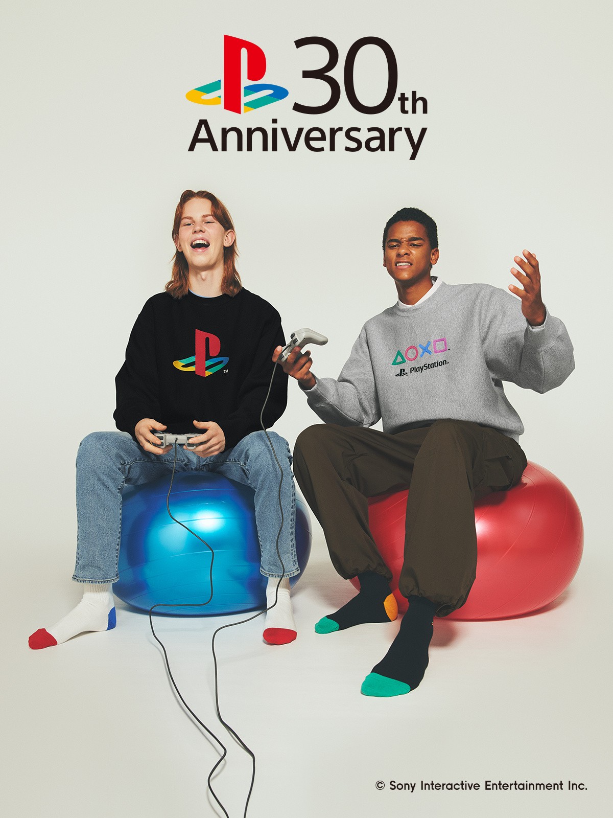 PlayStation 30周年纪念服饰系列：GU极优推出限量主题服装，12月6日开售-咸鱼单机官网