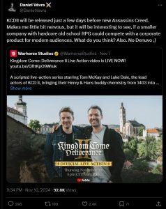 《天国:拯救2》挑战《星空》:从担忧撞车到有信心超越-咸鱼单机官网