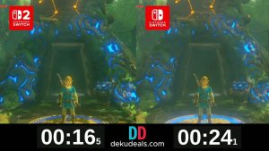 任天堂发布《塞尔达传说：旷野之息》Switch 2与Switch画质对比视频：升级包值得购买吗？-咸鱼单机官网