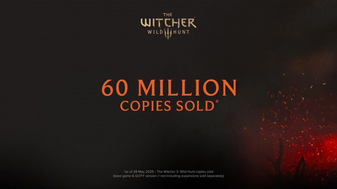 《巫师3：狂猎》10年销量突破6000万套，逼近《上古卷轴5：天际》-咸鱼单机官网