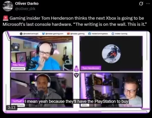 一代Xbox或为微软最后一代主机-咸鱼单机官网