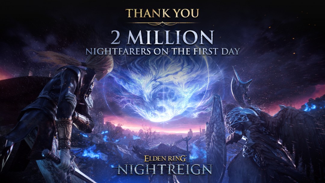 《艾尔登法环：黑夜君临》首日销量突破200万套，新补丁1.02优化单人体验-咸鱼单机官网