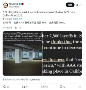 加州游戏业陷“政治正确”危机？过半北美裁员背后的行业阵痛-咸鱼单机官网