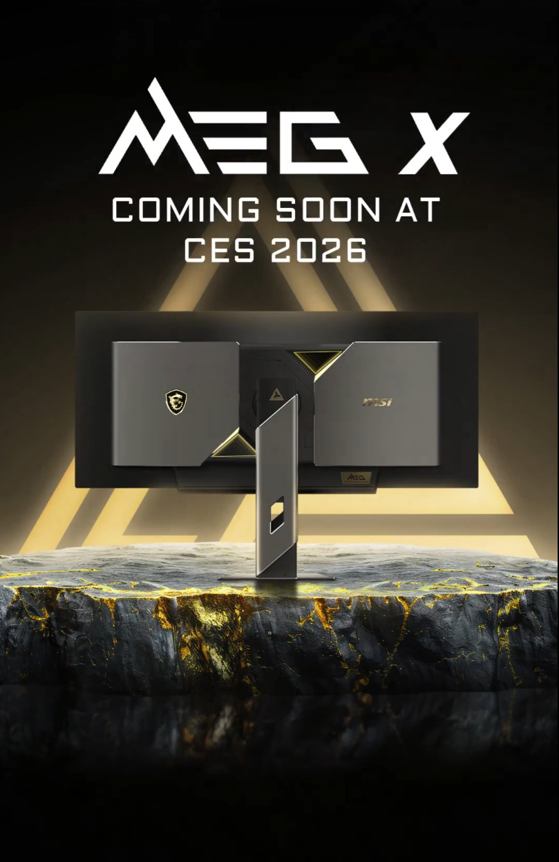 微星预热MEG X旗舰显示器：全球首款AI游戏显示设备亮相CES-咸鱼单机官网