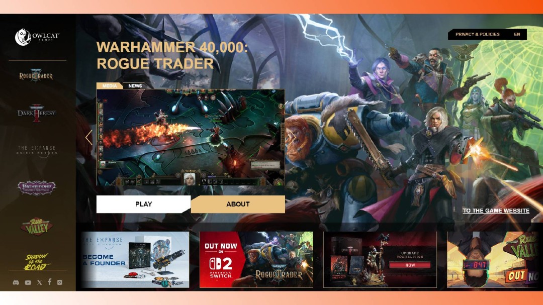 Owlcat Games推出专属启动器，玩家反响冷淡-咸鱼单机官网