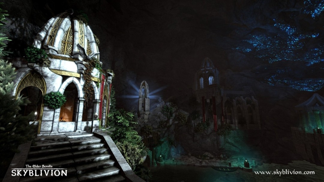 《Skyblivion》Mod新截图释出，展现精美化巨大废墟遗迹。-咸鱼单机官网